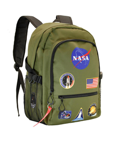 Rucsac NASA Fan Fight Khaki, 31x44x18 cm