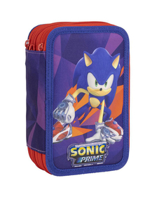Penar echipat Sonic Prime cu 3 compartimente, 44 piese