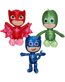 Set 3 jucarii Owlette, Gekko & Catboy, PJ Masks, 32 cm