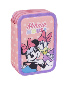 Penar echipat Minnie Mouse & Friends cu 3 compartimente, 44 piese