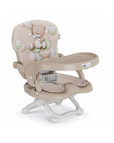 Scaun de Masa CAM    Smarty Pop, Inaltime Ajustabila, Varsta 6-36 luni, Pliabil, Centura de Siguranta in 3 Puncte, Bej