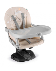 Scaun de Masa CAM    Seat Idea, Inaltime Ajustabila, Varsta 6-36 luni, Pliabil, Centura de Siguranta in 5 Puncte, Bej