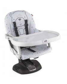 Scaun de Masa CAM    Seat Idea, Inaltime Ajustabila, Varsta 6-36 luni, Pliabil, Centura de Siguranta in 5 Puncte, Gri