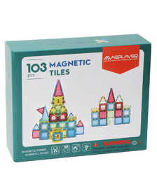 Set de constructie magnetic 3D - 103 piese