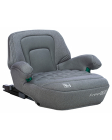 Inaltator auto, Cosmo Plus I-Size, Cu isofix, Cu spatar inaltat si cotiere, Potrivit pentru copiii intre 125 si 150 cm sau intre 25 si 36 Kg, FreeON, Conform cu standardul european de securitate ECE R129, Gray