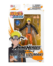 BANDAI FIGURINA NARUTO SHIPPUDEN NARUTO UZUMAKI FINAL BATTLE   16.5CM