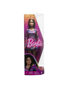 PAPUSA BARBIE FASHIONISTA SATENA CU PISTRUI