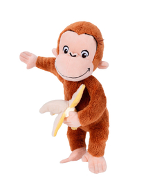 Jucarie din plus Curious George cu banana, 26 cm