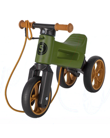 Bicicleta fara pedale Funny Wheels Rider SuperSport 2 in 1 Khaki