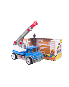 Masinuta, utilaj de constructie, macara cu carlig TechnoK, in cutie