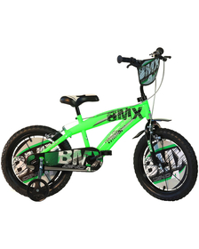Bicicleta copii Dino Bikes 16 BMX negru si verde