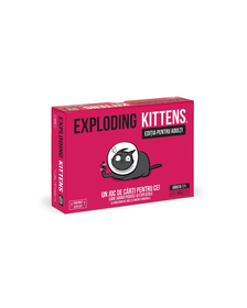 Joc de societate Exploding Kittens pentru adulti (Pink Edition), limba romana
