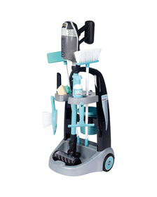 Jucarie Smoby Set curatenie cu troller si aspirator electronic Rowenta negru