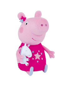 Jucarie Plus Jemini 30cm Peppa Pig Cu Mascota Unicorn