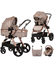 Carucior Chipolino Havana 3 in 1 golden beige
