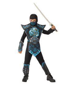 Costum de carnaval - Ninja Dragon Albastru