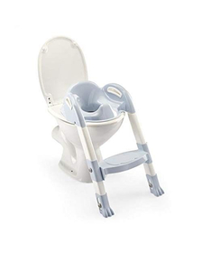 Reductor pentru toaleta cu scarita Kiddyloo Baby blue