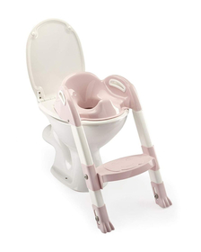 Reductor pentru toaleta cu scarita Kiddyloo POWDER PINK