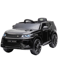 Masinuta electrica Chipolino SUV Land Rover Discovery cu scaun din piele si roti EVA black