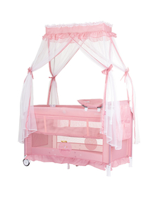 Patut pliabil Chipolino Palace Princess pink