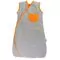 Sac de dormit multifunctional Grey Orange Zoo Animal Travel 0-3 luni 2.5 Tog