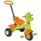 Tricicleta pentru copii Pilsan Dino green cu maner