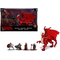 SET 5 NANO FIGURINE DIN METAL DUNGEONS DRAGONS 4 CM