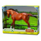 Figurina in cutie Iapa Thoroughbred Chestnut pictata manual WB Collecta