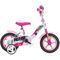 Bicicleta copii Dino Bikes 10" 108 Sport alb si roz