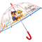 Umbrela Perletti Paw Patrol automata rezistenta la vant transparenta 42 cm