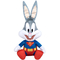 Jucarie din plus Bugs Bunny Superman, Looney Tunes, 25 cm