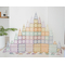 Set magnetic Magblox - 102 piese magnetice de constructie PASTEL transparente