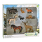 Set de 8 figurine pictate manual Animale din padure