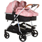 Carucior gemeni Chipolino Duo Smart 2 in 1 flamingo