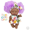 Papusa Nines D'Onil, Colectia Candy, cu miros de vanilie, 26 cm (2024) 2 - Papusa Candy cu par mov Afro