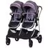 Carucior gemeni Chipolino Duo Smart 2 in 1 anthracite lilac