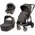 Carucior 3 in 1 Peg Perego Veloce, Lounge,  0 - 22 kg, 500, Negru/Gri