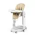 Scaun de masa 3 in 1 Peg Perego Tatamia Follow Me, 0-15 Kg, Latte, Alb