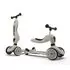 Trotineta copii cu sezut, transformabila 2in1, HighwayKick 1 Ash, 1-5 ani, pana la 50 kg, Scoot  Ride