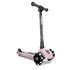 Trotineta copii pliabila, reglabila, roti luminoase, Highwaykick 3 Led Peach, 3-6 ani, pana la 50 kg, Scoot  Ride