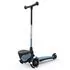 Trotineta copii pliabila cu roti luminoase, suport jucarie, Highwaykick 2 Lifestyle Rose Reflectorizant, 2 ani +, pana la 50 kg, Scoot  Ride