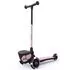 Trotineta copii pliabila cu roti luminoase, suport jucarie, Highwaykick 2 Lifestyle Rose Reflectorizant, 2 ani +, pana la 50 kg, Scoot  Ride