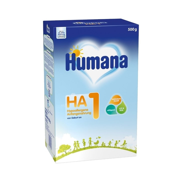 Lapte praf Humana HA 1 de la nastere 500 g