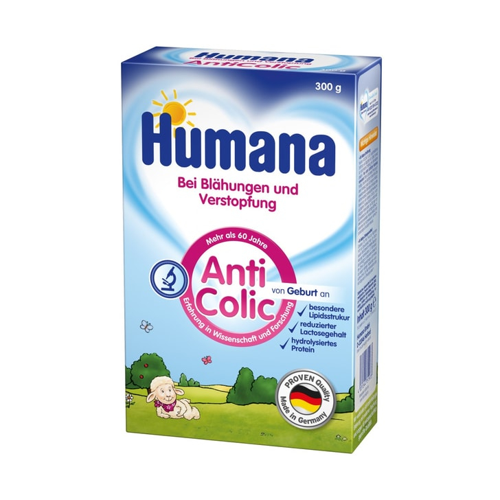 Lapte praf Humana Anticolic de la nastere 300 g
