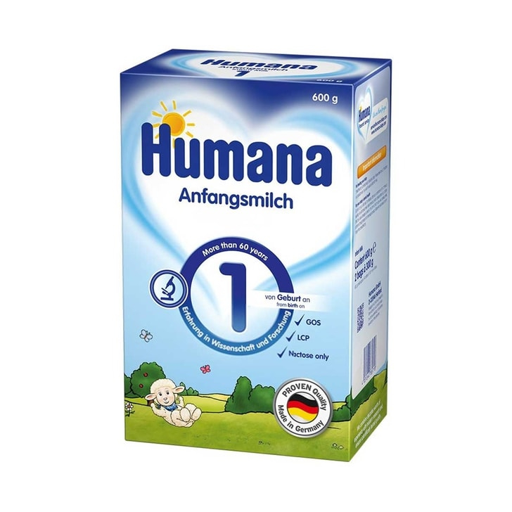 Lapte praf Humana 1 de la nastere 600 g