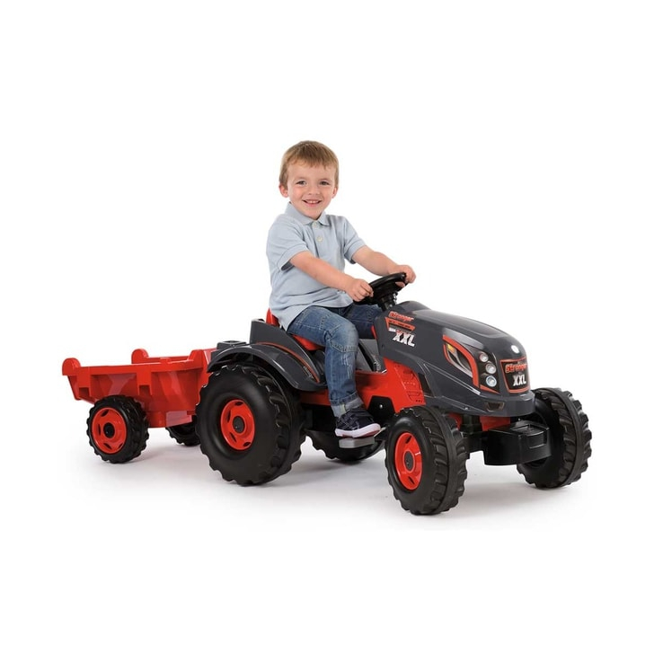 Tractor cu pedale si remorca Smoby Stronger XXL