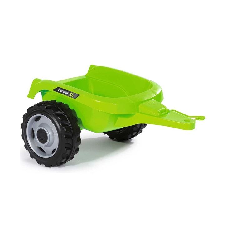 Tractor cu pedale si remorca Smoby Farmer XL verde
