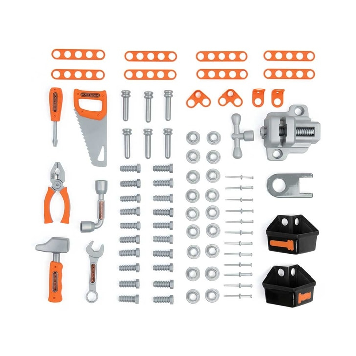 Atelier Smoby Black & Decker Bricolo One cu accesorii