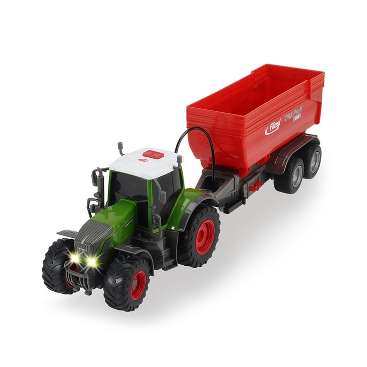 Tractor Dickie Toys Fendt 939 Vario cu remorca