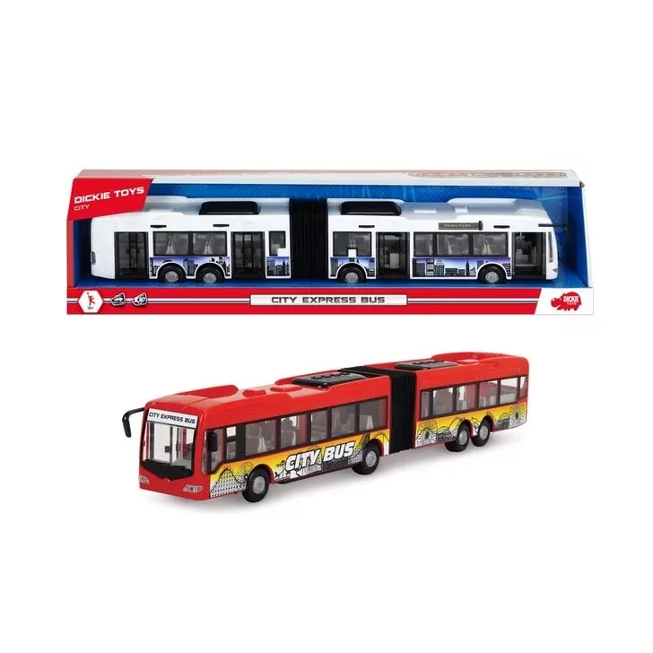 Autobuz Dickie Toys City Express Bus rosu